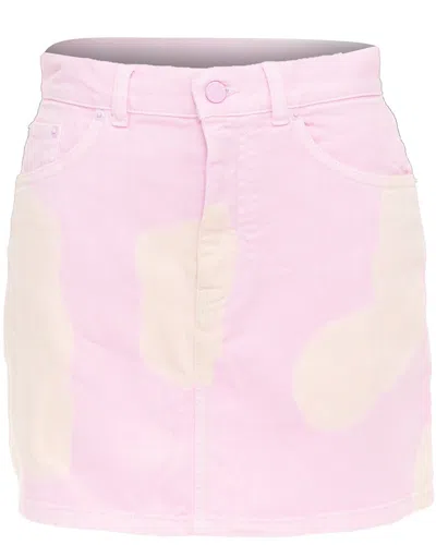 Pre-owned Givenchy Bleach Dye Denim Skirt, Size Fr, 36 (authentic Pre-loved)