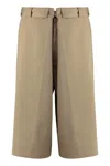 Givenchy Regular Fit Bermuda Chino Pants In Beige