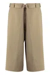 Givenchy Regular Fit Bermuda Chino Pants In Beige