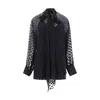 Givenchy Polka Dot-devoré Blouse
