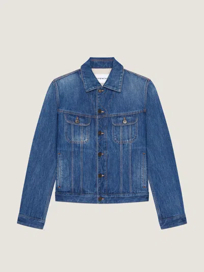 Givenchy Denim Trucker Jacket In Blue