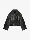 Givenchy Blouson En Nappa Avec Col Ajustable In Black