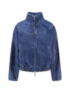 Givenchy Blouson In Medium Blue Denim In Blue