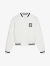 Givenchy Iovry Wool Bomber Jacket In White
