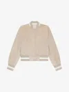 Givenchy Varsity Jacket In Suede
