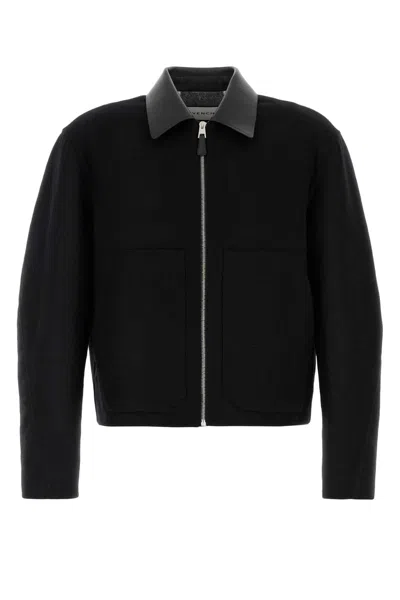Givenchy Blouson With Leather Collar In Black