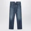 Givenchy Straight Jeans Dark Blue Washed Effect Men In Blue