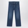Givenchy Blue Washed-effect Jeans In Blue