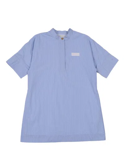 Givenchy Kids Vestito In Blue