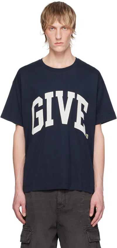 GIVENCHY BLUE BOXY FIT T-SHIRT