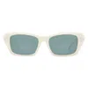 Givenchy Gv40103i 4g Liquid 21n Bianco Lucido Sunglasses In White