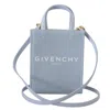 Givenchy Blue Coated Canvas Vertical Cloud Mini Shoulder Bag Cotton In Pattern