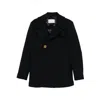 Givenchy Double-breasted Coat Featuring Front Pockets In Blue