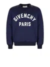 Givenchy Crew Neck Cuffs And Hem In Blue