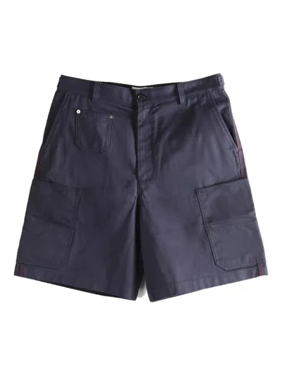 Givenchy Denim Shorts With Patch Pockets Clothing In Blue