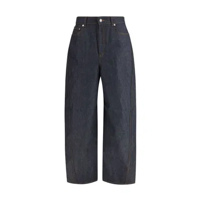 Givenchy Blue Cotton Jeans Denim In Black