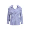 Givenchy Blue Cotton Shirt In Blue