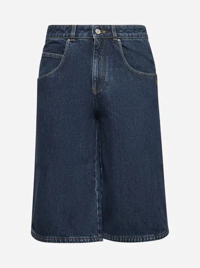 Givenchy Blue Denim Bermuda Shorts