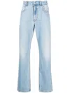 Givenchy Blue Denim Pants For Men In Blue