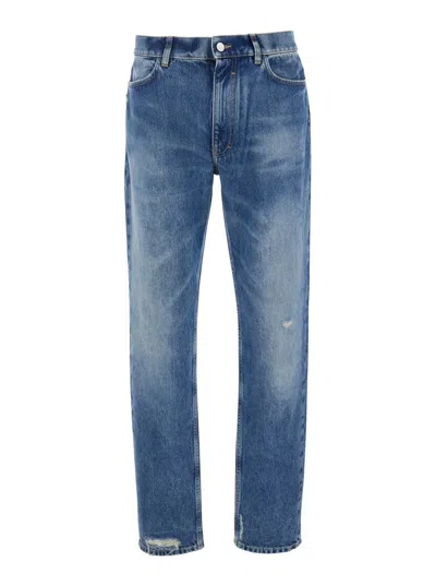 Givenchy Blue Five Pocket Denim Jeans In Man