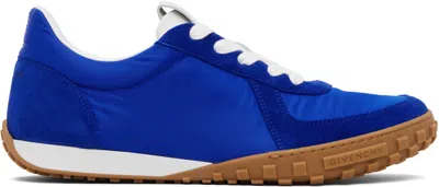 Givenchy Low Top Sneakers Round Toe Rubber Sole In Blue