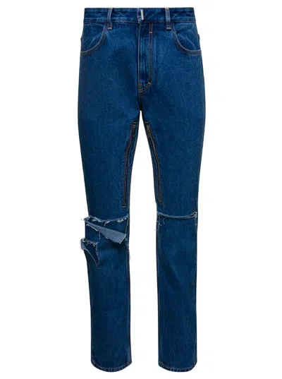 Givenchy Jeans Con Zip Look28 In Blue