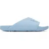 Givenchy Label Slide Mules In Rubber In Blue