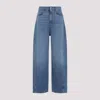 Givenchy Cocoon Pants In Washed Denim In Blue