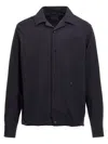 Givenchy Blue Logo Plaque Shirt In Blue