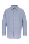 Givenchy Couture Seam Overshirt In Blue
