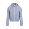 GIVENCHY BLUE SHRUNKEN WINDBREAKER JACKET FOR MEN