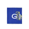 Givenchy Silk-blend Logo Scarf In Blue