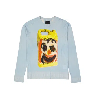 Givenchy Blue Silk Sweatshirt