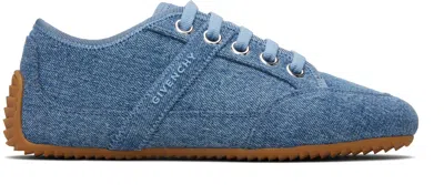 GIVENCHY BLUE SLIM DENIM SNEAKERS