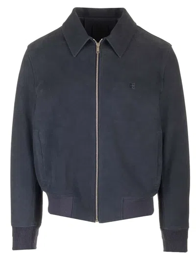 Givenchy Blue Suede Jacket