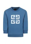 Givenchy Kids Sweatshirt In Blue