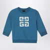 Givenchy Blue Sweatshirt With 4g Logo Print