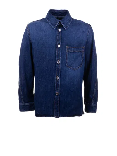 GIVENCHY GIVENCHY BLUE TAILORED JACKETS