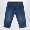 Givenchy Blue Washed-effect Jeans In Blue