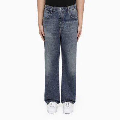 Givenchy Blue Washed-out Denim Jeans