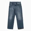 GIVENCHY GIVENCHY BLUE WASHED-OUT DENIM JEANS MEN