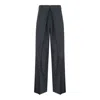 Givenchy Blue Wool Mohair Trousers In Blue