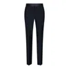 Givenchy Blue Wool Mohair Trousers In Multi