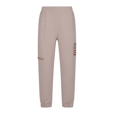 Givenchy Blushpink Velvet Jogging Pants For Women In Pink
