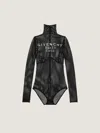 Givenchy Body In Mesh With  Signature In Black