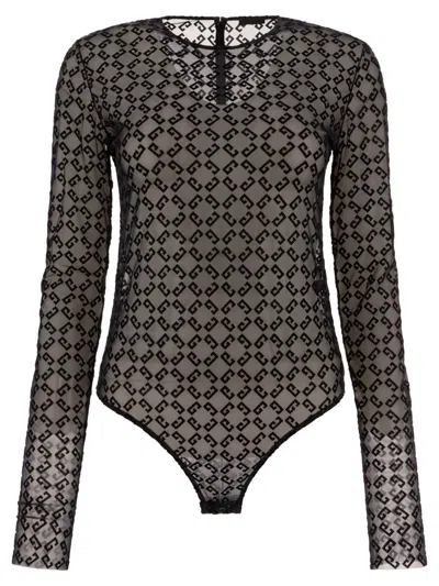 Givenchy Body With Flocked Logo In Black