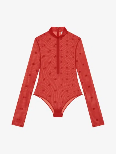 Givenchy Body In 4g Tulle In Red