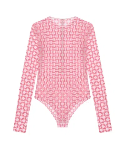 GIVENCHY GIVENCHY MONOGRAM 72 TULLE BODYSUIT