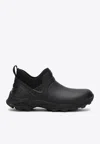 Givenchy Bogs Chelsea Boots In Rubber And Neoprene In Black