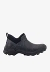 Givenchy Black Bogs Rubber Chelsea Boots In Multi